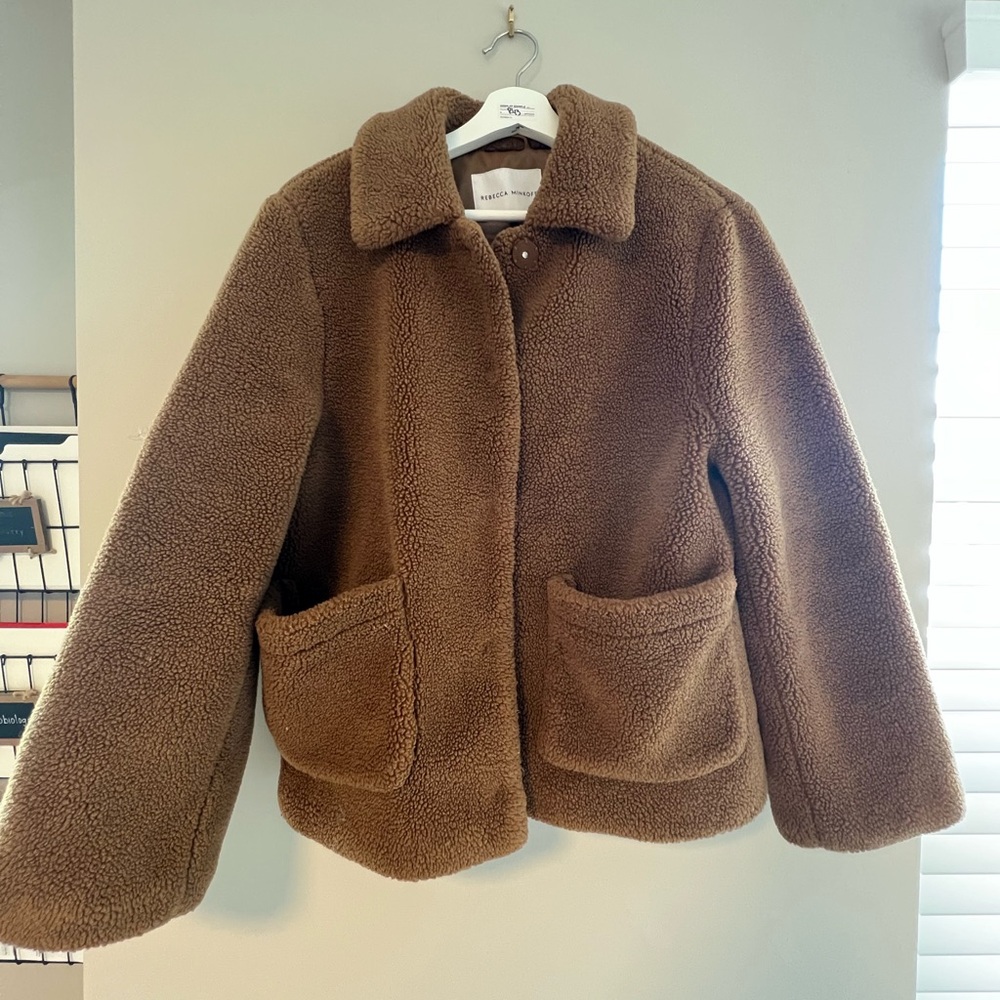 Rebecca Minkoff Brown Teddy Jacket